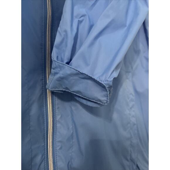 Columbia Women's Sz LG Blue II Full Zip Omni-Tech Jacket Corp Core Rain Resistan - Picture 7 of 9